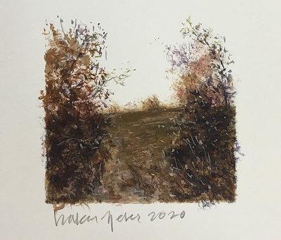 Hakan Yeleş imzalı tablo — Karışık Teknik, 25×35 cm, 650 TL müzayede satışı