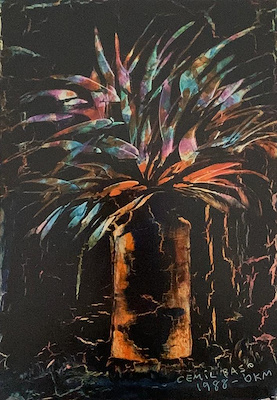 Cemil Başo imzalı tablo — Yağlı Boya, 25×16 cm, 2.750 TL müzayede satışı