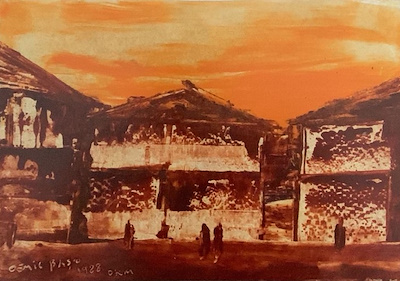 Cemil Başo imzalı tablo — Yağlı Boya, 17×24 cm, 850 TL müzayede satışı