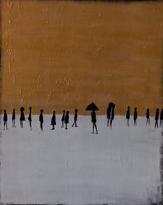 Bayan Mahdi imzalı tablo — Akrilik Boya, 35×50 cm, 475 TL müzayede satışı