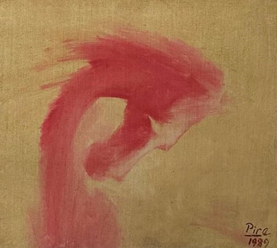 Muharrem Pire imzalı tablo — Yağlı Boya, 45×50 cm, 22.500 TL müzayede satışı