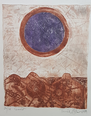 İsmail İlhan imzalı tablo — Baskı, 63×50 cm, 1.200 TL müzayede satışı