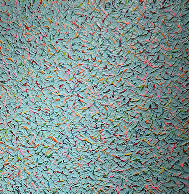 Jale Çelik imzalı tablo — Akrilik Boya, 100×100 cm, 40.000 TL müzayede satışı