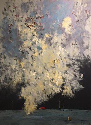 Behruz Kuul imzalı tablo — Yağlı Boya, 180×200 cm, 65.000 TL müzayede satışı