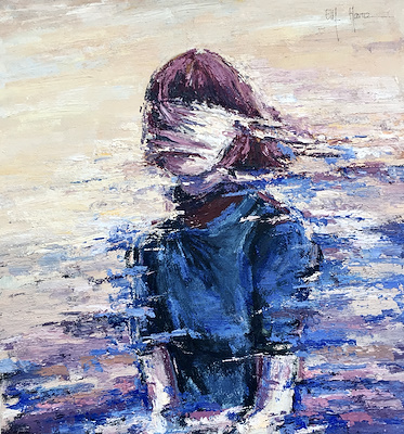 Elif Havuz imzalı tablo — Yağlı Boya, 30×28 cm, 2.500 TL müzayede satışı