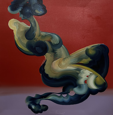 Murat Özcan imzalı tablo — Yağlı Boya, 100×100 cm, 15.000 TL müzayede satışı