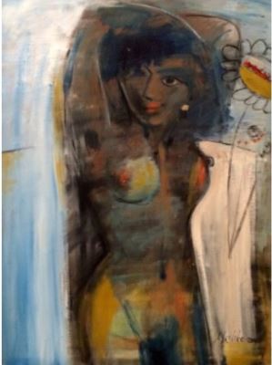 Melike Esensoy imzalı tablo — Yağlı Boya, 70×50 cm, 600 TL müzayede satışı