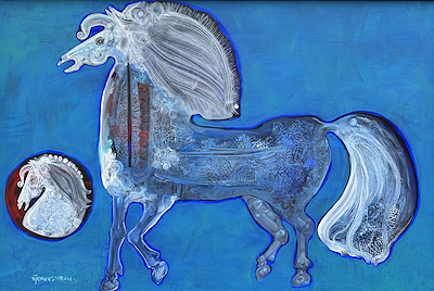 Süleyman Saim Tekcan imzalı tablo — Yağlı Boya, 80×120 cm, 300.000 TL müzayede satışı