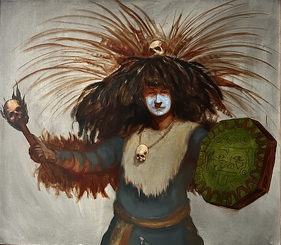 Halis Efe Saral imzalı tablo — Yağlı Boya, 100×115 cm, 75.000 TL müzayede satışı