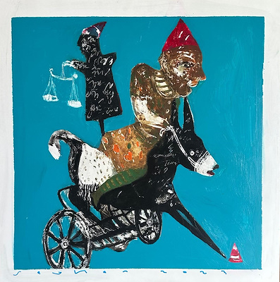 Seyhan İlhan imzalı tablo — Yağlı Boya, 60×60 cm, 12.000 TL müzayede satışı