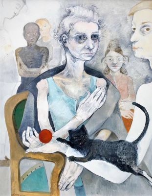 Neşe Erdok imzalı tablo — Yağlı Boya, 146×114 cm, 140.000 TL müzayede satışı