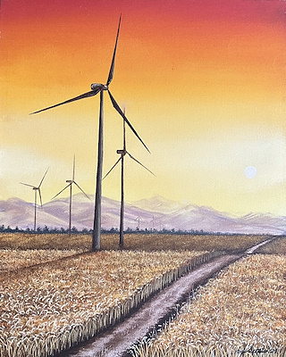 Ufuk Atilla imzalı tablo — Yağlı Boya, 50×40 cm, 14.000 TL müzayede satışı