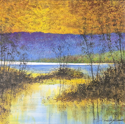 Mustafa Vural imzalı tablo — Akrilik Boya, 70×70 cm, 37.500 TL müzayede satışı