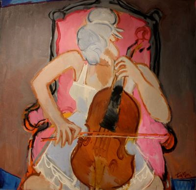 Adnan Turani imzalı tablo — Yağlı Boya, 100×100 cm, 380.000 TL müzayede satışı