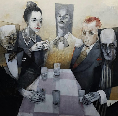 Ercan Ayçiçek imzalı tablo — Yağlı Boya, 100×100 cm, 140.000 TL müzayede satışı