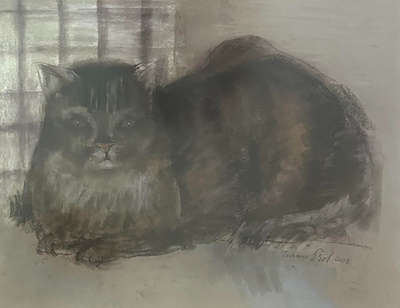 Turan Erol imzalı tablo — Karışık Teknik, 50×60 cm, 280.000 TL müzayede satışı