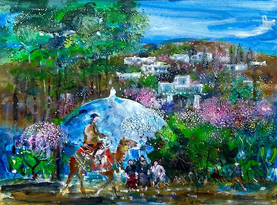Mustafa Pilevneli imzalı tablo — Yağlı Boya, 83×108 cm, 640.000 TL müzayede satışı