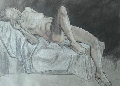 Ahmet Umur Deniz imzalı tablo — 45×65 cm, 35.000 TL müzayede satışı