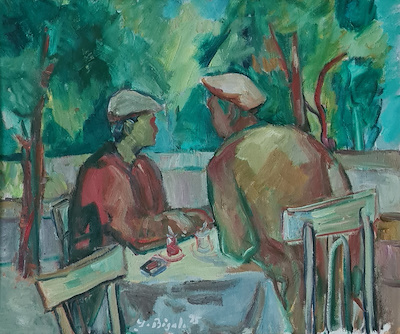 Şeref Bigalı imzalı tablo — Yağlı Boya, 46×54 cm, 160.000 TL müzayede satışı