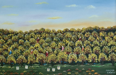 Selçuk Şahin imzalı tablo — Yağlı Boya, 45×70 cm, 15.000 TL müzayede satışı