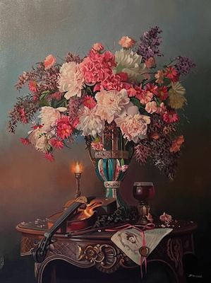 Faysal Çakmaz imzalı tablo — Yağlı Boya, 73×62 cm, 15.000 TL müzayede satışı