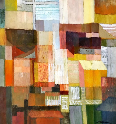 İmad Habbab imzalı tablo — Yağlı Boya, 100×100 cm, 45.000 TL müzayede satışı