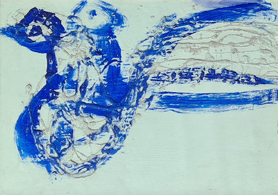 Bedri Rahmi Eyüboğlu imzalı tablo — Karışık Teknik, 35×50 cm, 360.000 TL müzayede satışı