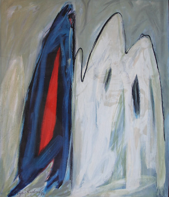 Zafer Gençaydın imzalı tablo — Yağlı Boya, 54×45 cm, 25.000 TL müzayede satışı