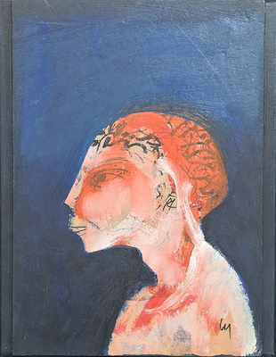 İsmail Yıldırım imzalı tablo — Yağlı Boya, 35×27 cm, 10.000 TL müzayede satışı