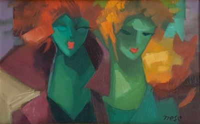 Neşe Evitan imzalı tablo — Yağlı Boya, 15×20 cm, 350 TL müzayede satışı