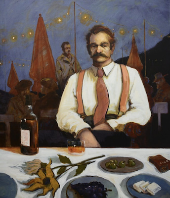 Halis Efe Saral imzalı tablo — Yağlı Boya, 115×100 cm, 90.000 TL müzayede satışı