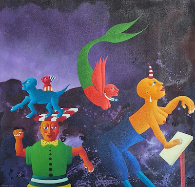Mehmet Uygun imzalı tablo — Yağlı Boya, 53×48 cm, 310.000 TL müzayede satışı