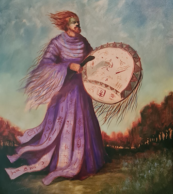 Halis Efe Saral imzalı tablo — Yağlı Boya, 115×100 cm, 75.000 TL müzayede satışı