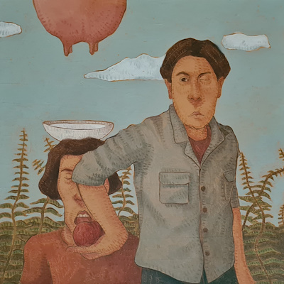 Sefa Çatuk imzalı tablo — Yağlı Boya, 50×50 cm, 55.000 TL müzayede satışı