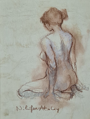 Nilüfer Atalay imzalı tablo — Yağlı Boya, 30×23 cm, 5.500 TL müzayede satışı