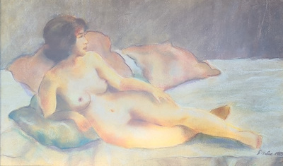Emel Yalın imzalı tablo — Karışık Teknik, 28×50 cm, 4.750 TL müzayede satışı