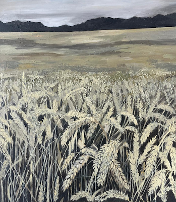 Ayşe Ekici imzalı tablo — Yağlı Boya, 33×28 cm, 550 TL müzayede satışı
