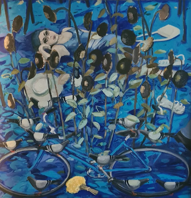 Söbütay Özer imzalı tablo — Yağlı Boya, 140×135 cm, 130.000 TL müzayede satışı