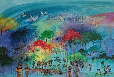 Nihat Kahraman imzalı tablo — Yağlı Boya, 70×100 cm, 17.000 TL müzayede satışı