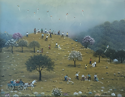 Yalçın Gökçebağ imzalı tablo — Yağlı Boya, 50×60 cm, 400.000 TL müzayede satışı