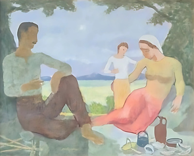 Nuri İyem imzalı tablo — Yağlı Boya, 56×54 cm, 1.010.000 TL müzayede satışı