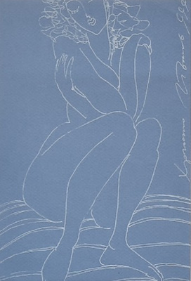 Christo Yotov imzalı tablo — Karışık Teknik, 22×15 cm, 7.500 TL müzayede satışı