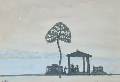 Avni Arbaş imzalı tablo — Yağlı Boya, 48×68 cm, 200.000 TL müzayede satışı