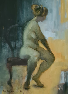 Nilüfer Atalay imzalı tablo — Yağlı Boya, 30×22 cm, 5.000 TL müzayede satışı