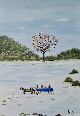 Selçuk Şahin imzalı tablo — Yağlı Boya, 70×45 cm, 12.000 TL müzayede satışı