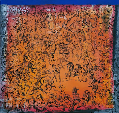 Burçak Güner Gölgeli imzalı tablo — Akrilik Boya, 80×85 cm, 22.500 TL müzayede satışı