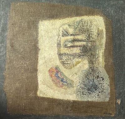 Mustafa Esirkuş imzalı tablo — Yağlı Boya, 90×90 cm, 290.000 TL müzayede satışı