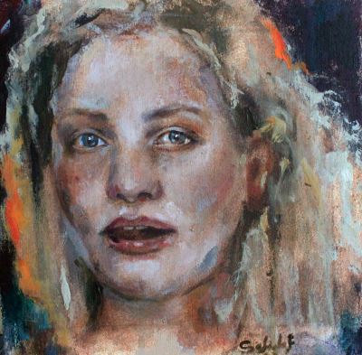 Sedigheh Fatolahzadeh imzalı tablo — Yağlı Boya, 25×25 cm, 850 TL müzayede satışı
