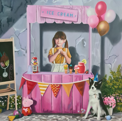 Ayşe Gürpınar imzalı tablo — Yağlı Boya, 60×60 cm, 25.000 TL müzayede satışı
