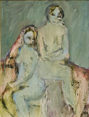 Leyla Gamsız imzalı tablo — Yağlı Boya, 46×35 cm, 150.000 TL müzayede satışı